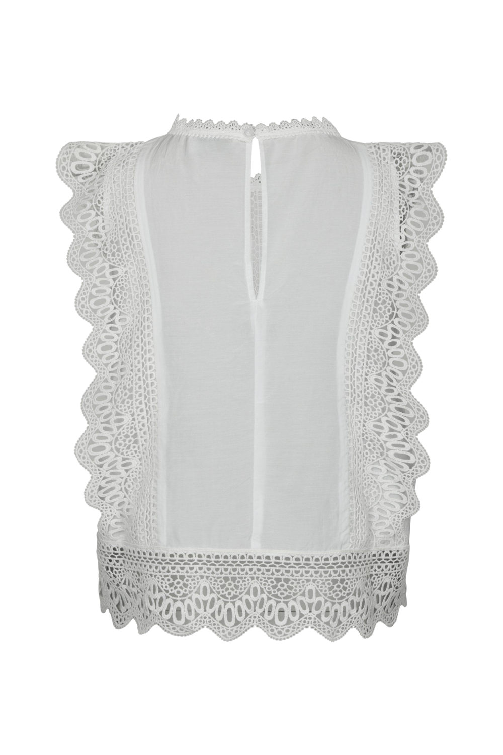 Samia Lace Top - White