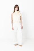 Veda Heavy Sateen Top - Light Yellow