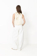 Veda Heavy Sateen Top - Light Yellow