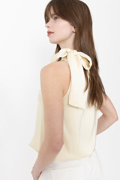 Veda Heavy Sateen Top - Light Yellow