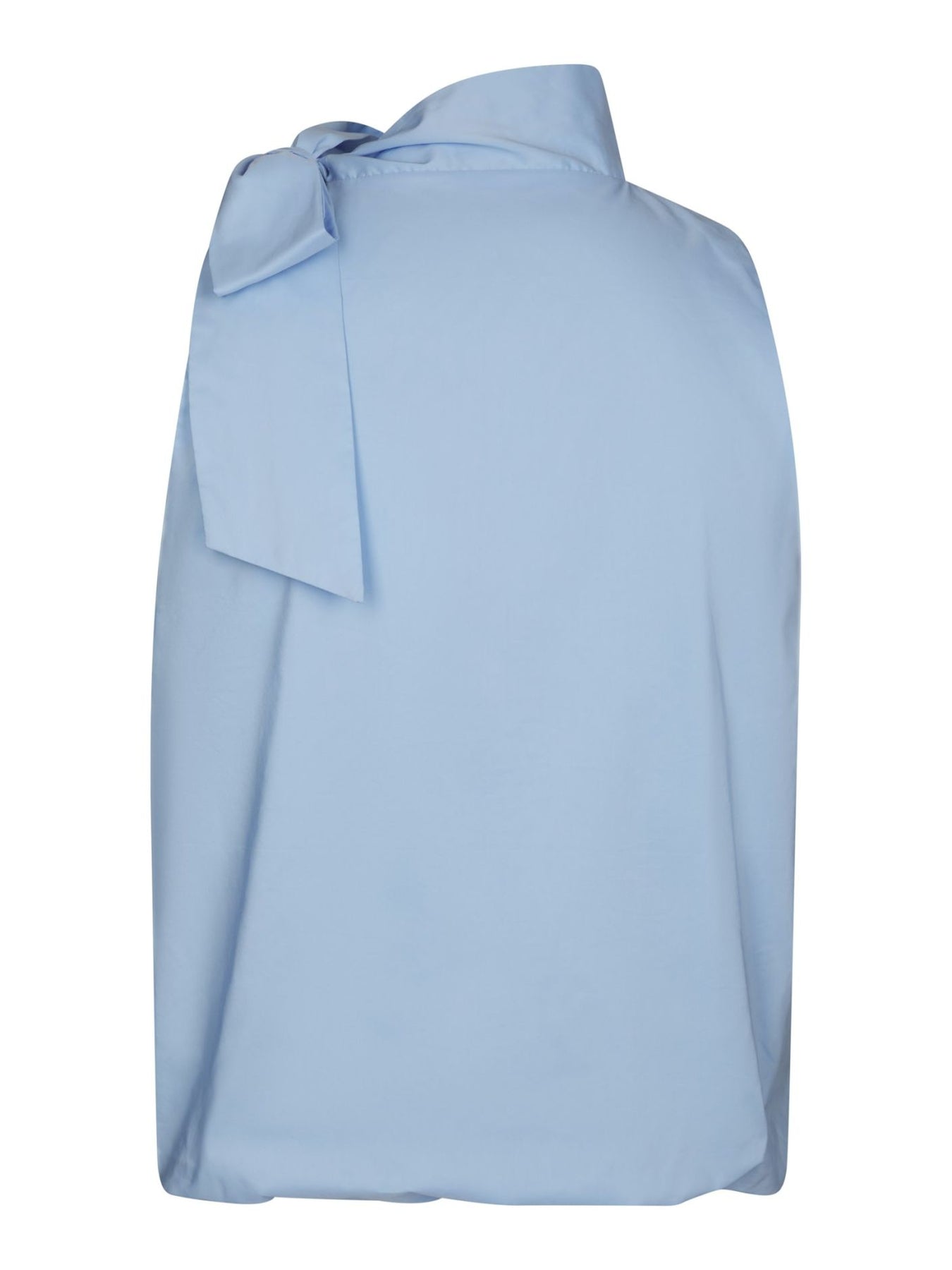 Veda Poplin Top - Light Blue