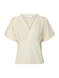 Irina Poplin Blouse - Butter Yellow