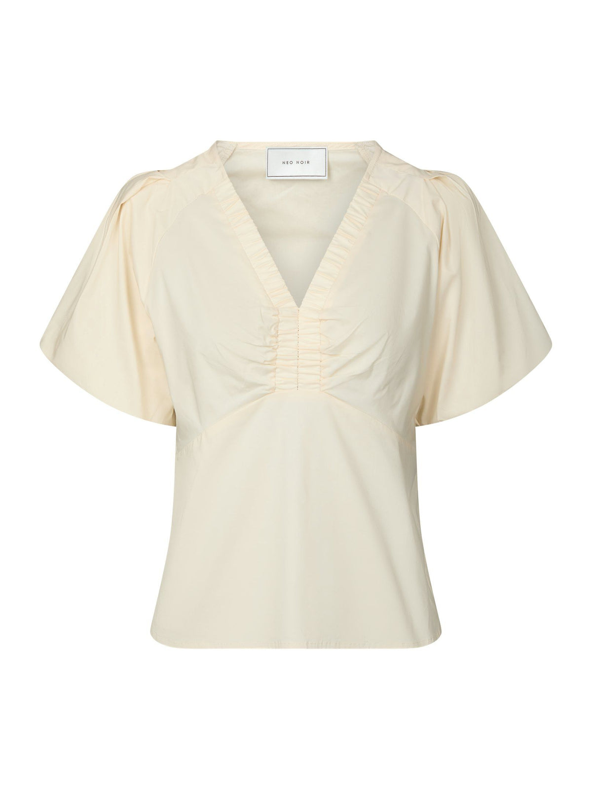 Irina Poplin Blouse - Butter Yellow