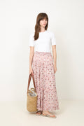 Asta Paisley Dance Skirt - Rose