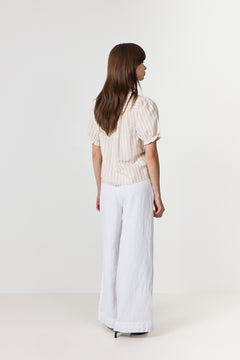 Heifa Linen Pants - White
