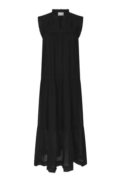 Veana S Voile Maxi Dress - Black