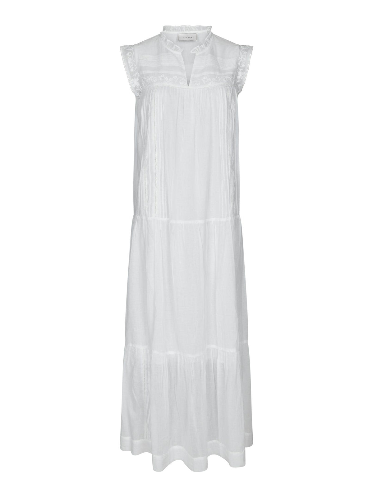 Veana S Voile Maxi Dress - White