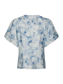 Irina Floral Fusion Blouse - Blue