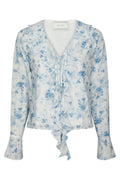Anika Fleur Blouse - Blue Floral