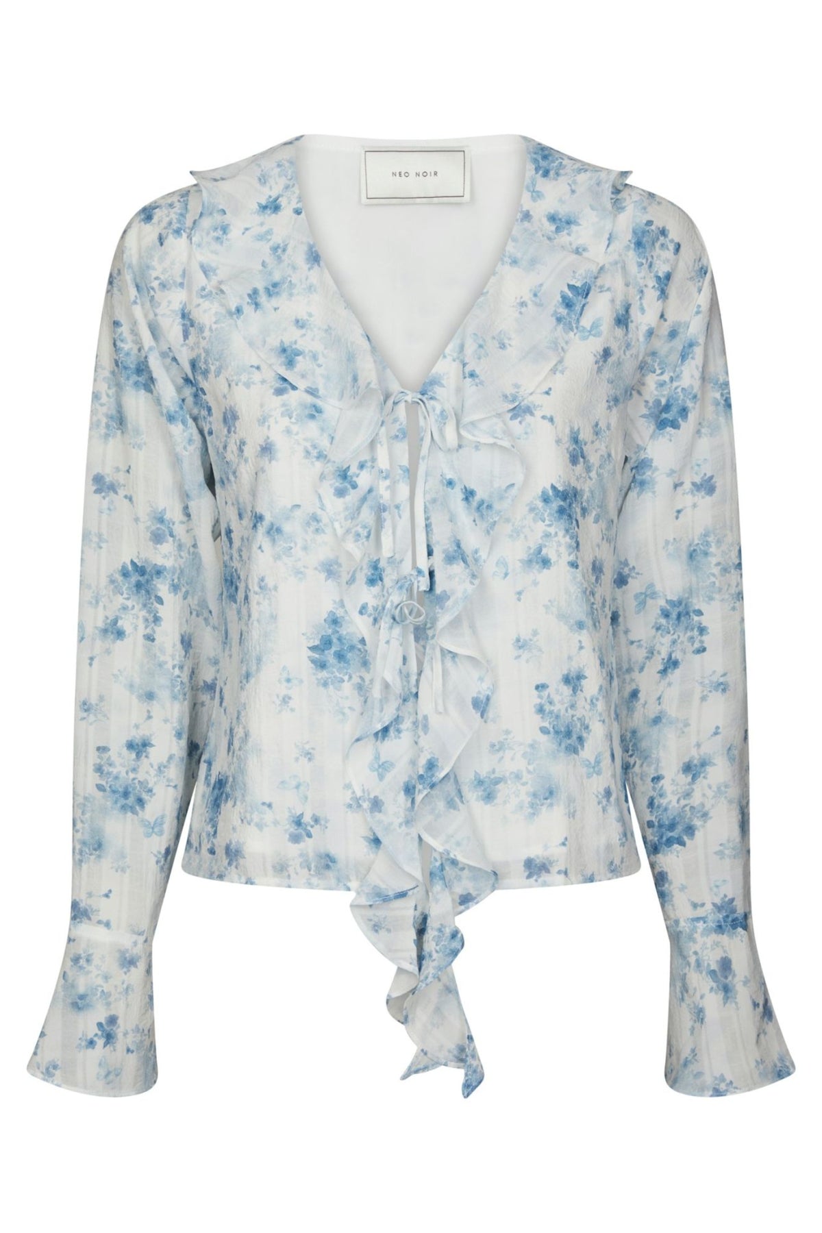 Anika Fleur Blouse - Blue Floral