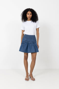 Maliah Denim Skirt - Blue