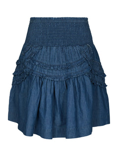 Maliah Denim Skirt - Blue