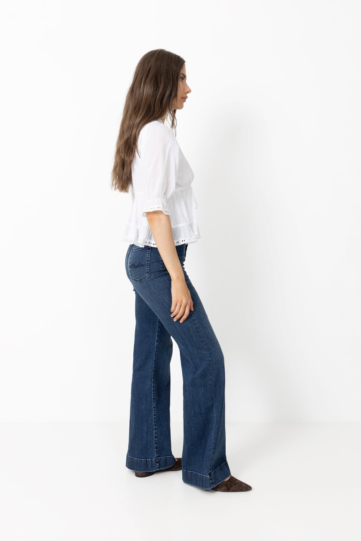 Adelia S Voile Blouse - White