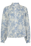 Oda Flower Spring Shirt - White