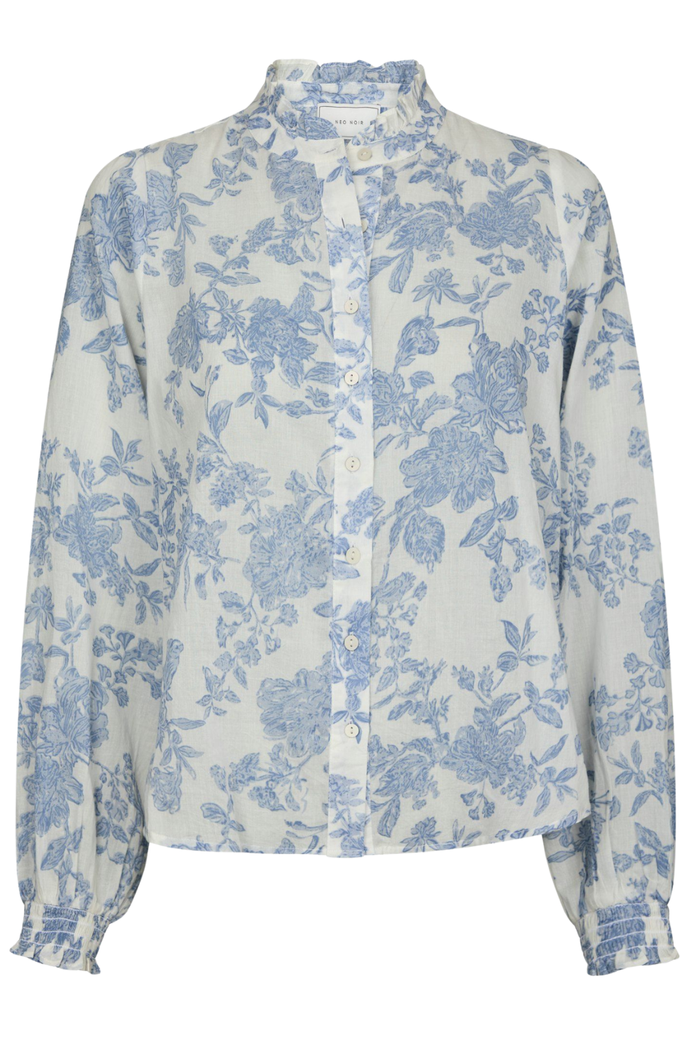 Oda Flower Spring Shirt - White