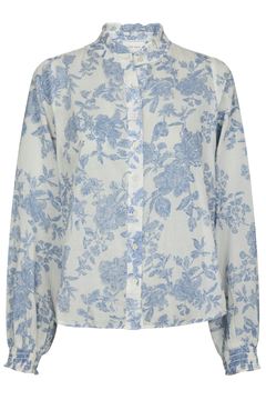 Oda Flower Spring Shirt - White