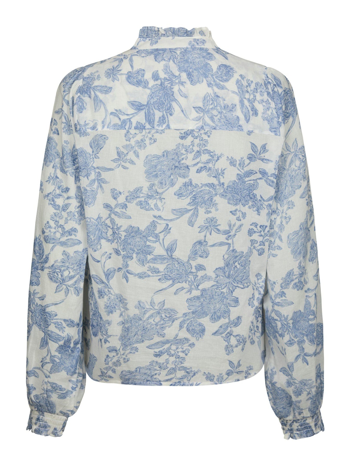 Oda Flower Spring Shirt - White