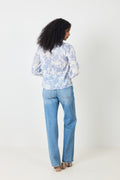 Oda Flower Spring Shirt - White