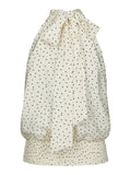 Jos Mini Dot Top - Off White