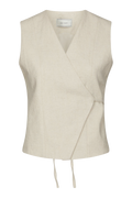 Samara Ramie Waistcoat - Natural