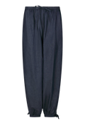 Roxane Balloon Denim Pants - Blue