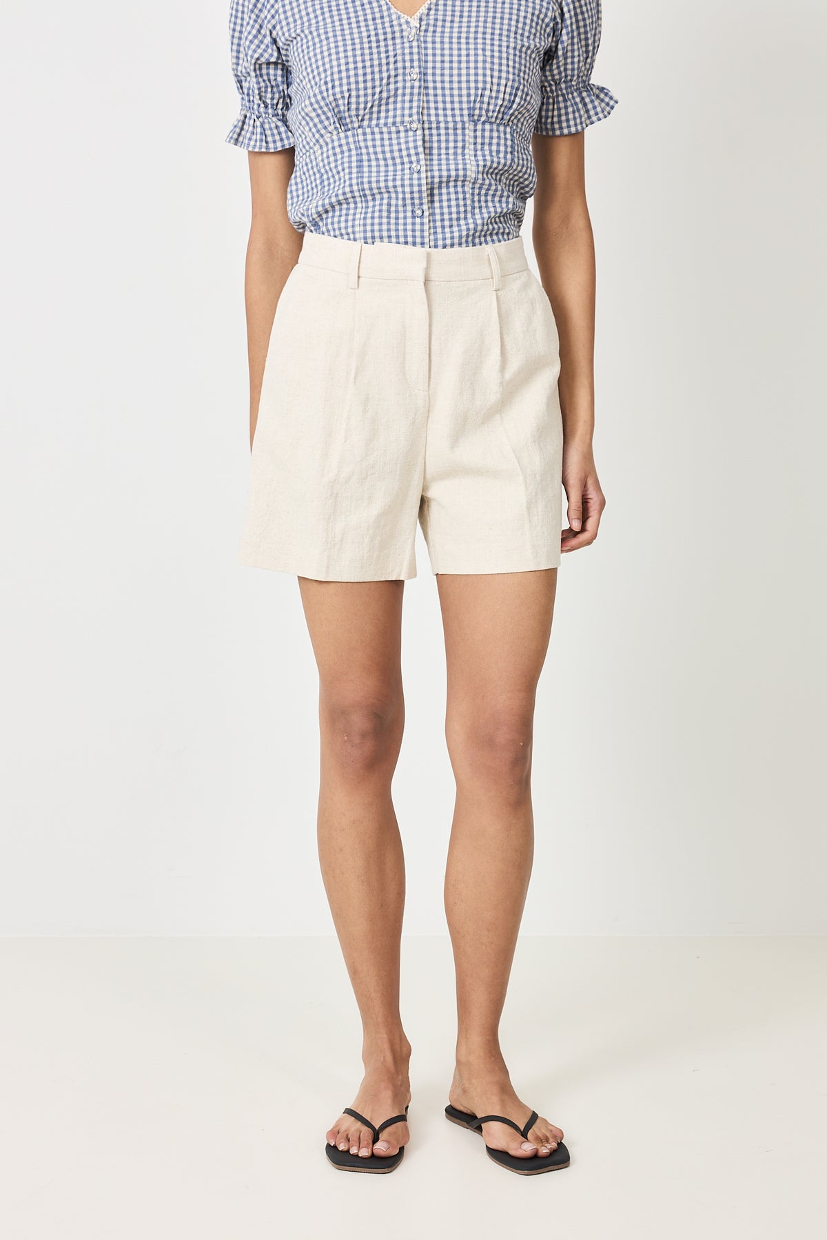 Sega Ramie Shorts - Natural