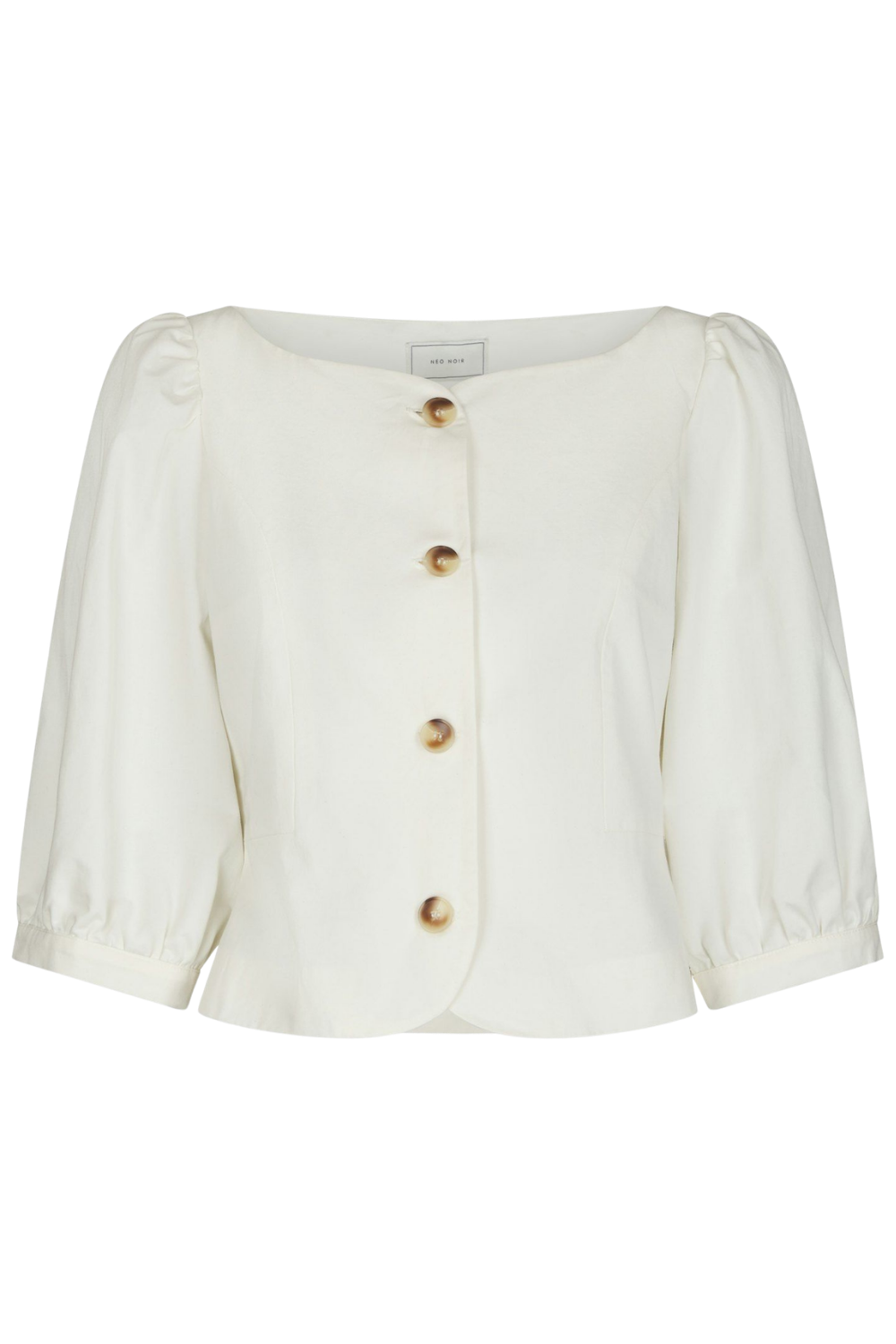 Jeannie Twill Blouse - Off White