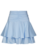 Janie Poplin Skirt - Light Blue