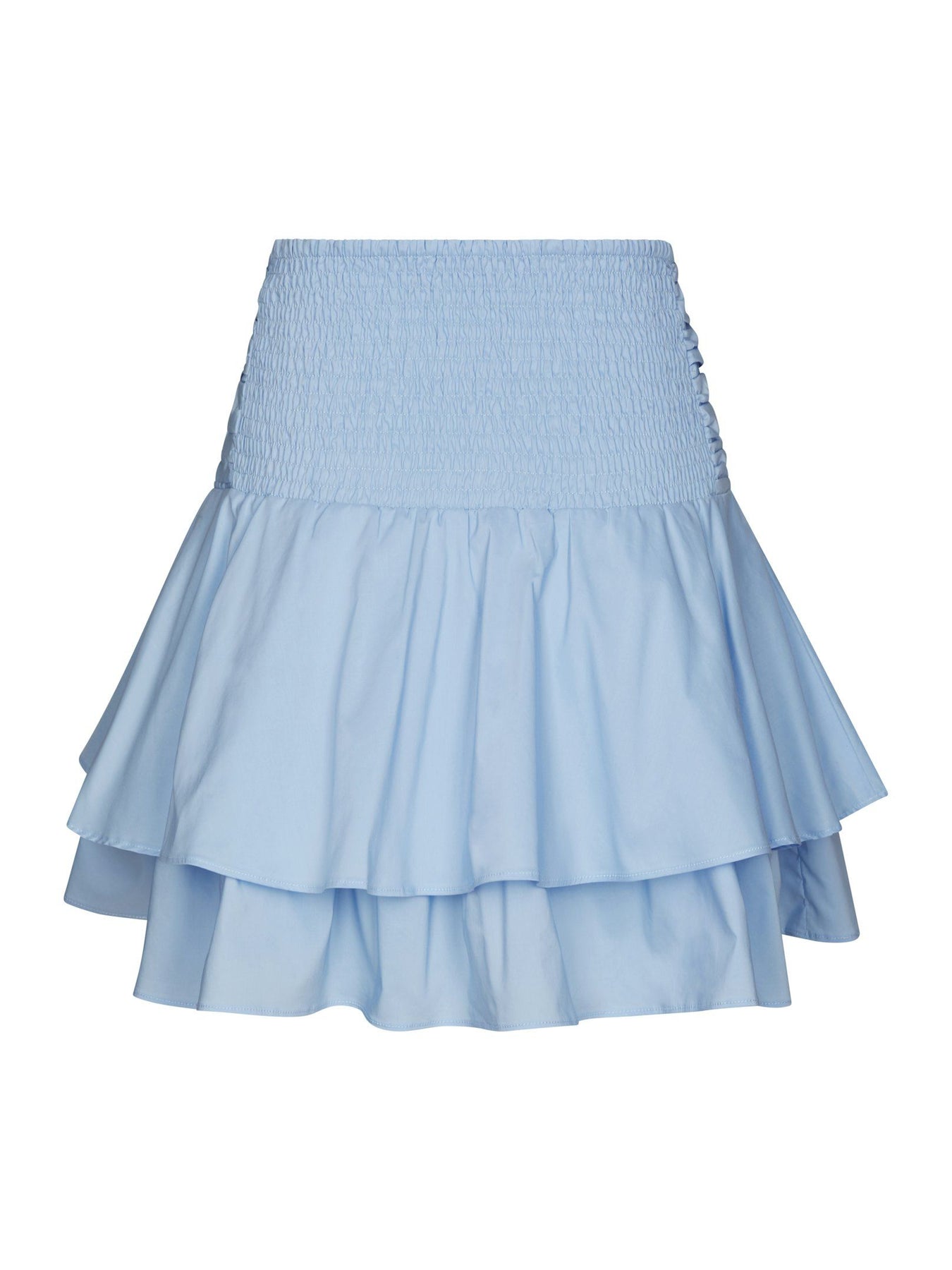 Janie Poplin Skirt - Light Blue