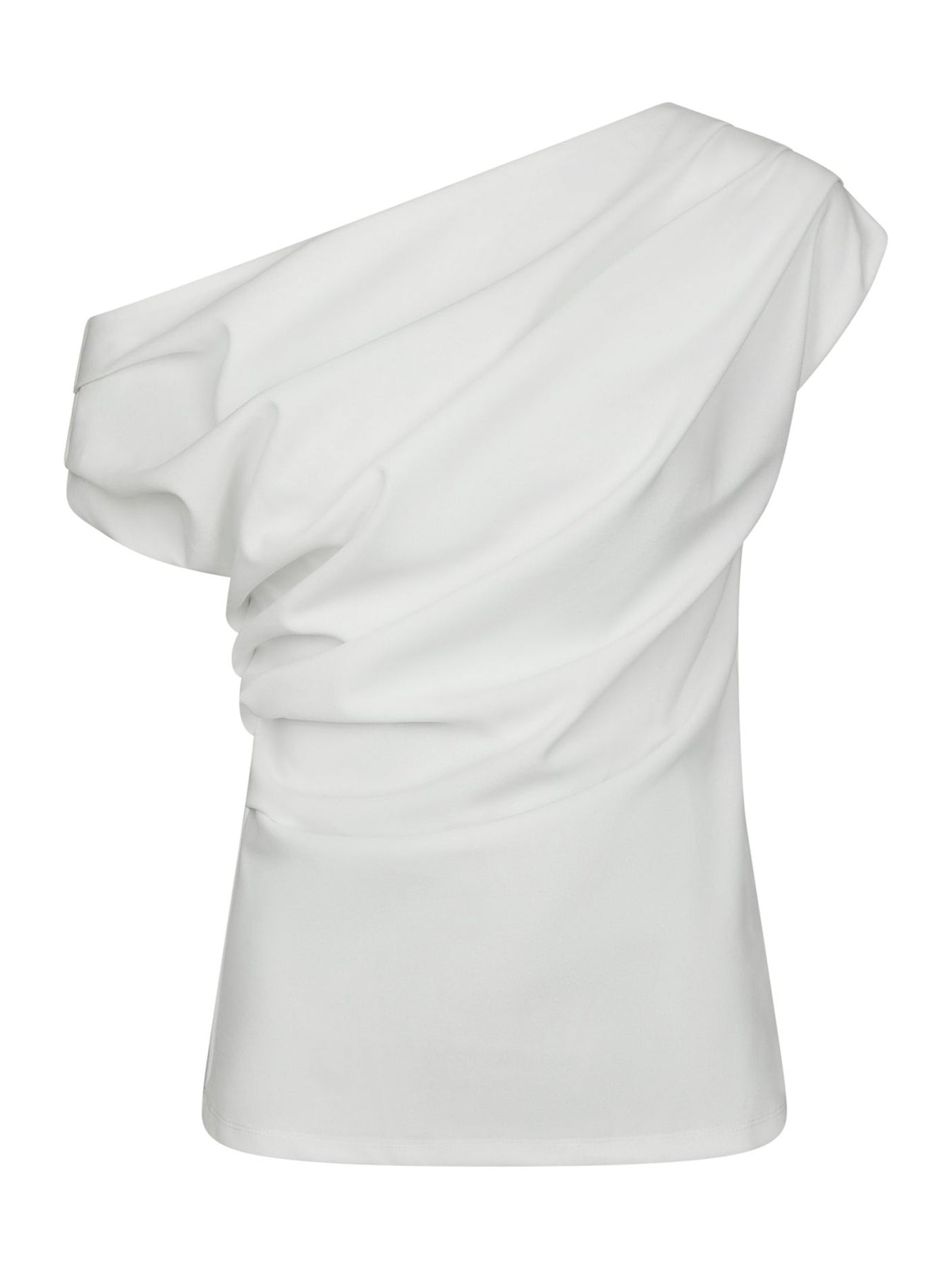 Mabelle Drapy Top - White