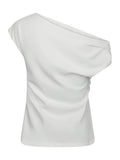 Mabelle Drapy Top - White