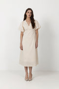Illana Poplin Dress - Butter Yellow