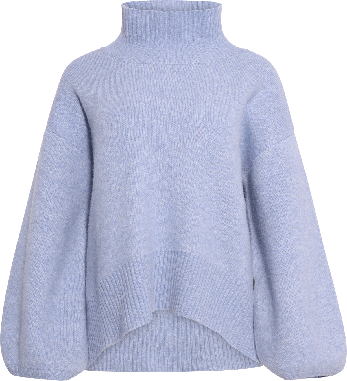 Fam Patch Short Sweater - Skyway