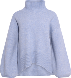 Fam Patch Short Sweater - Skyway