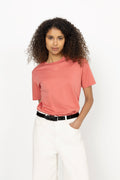 Melea Icon Tee - F Rose Lantana