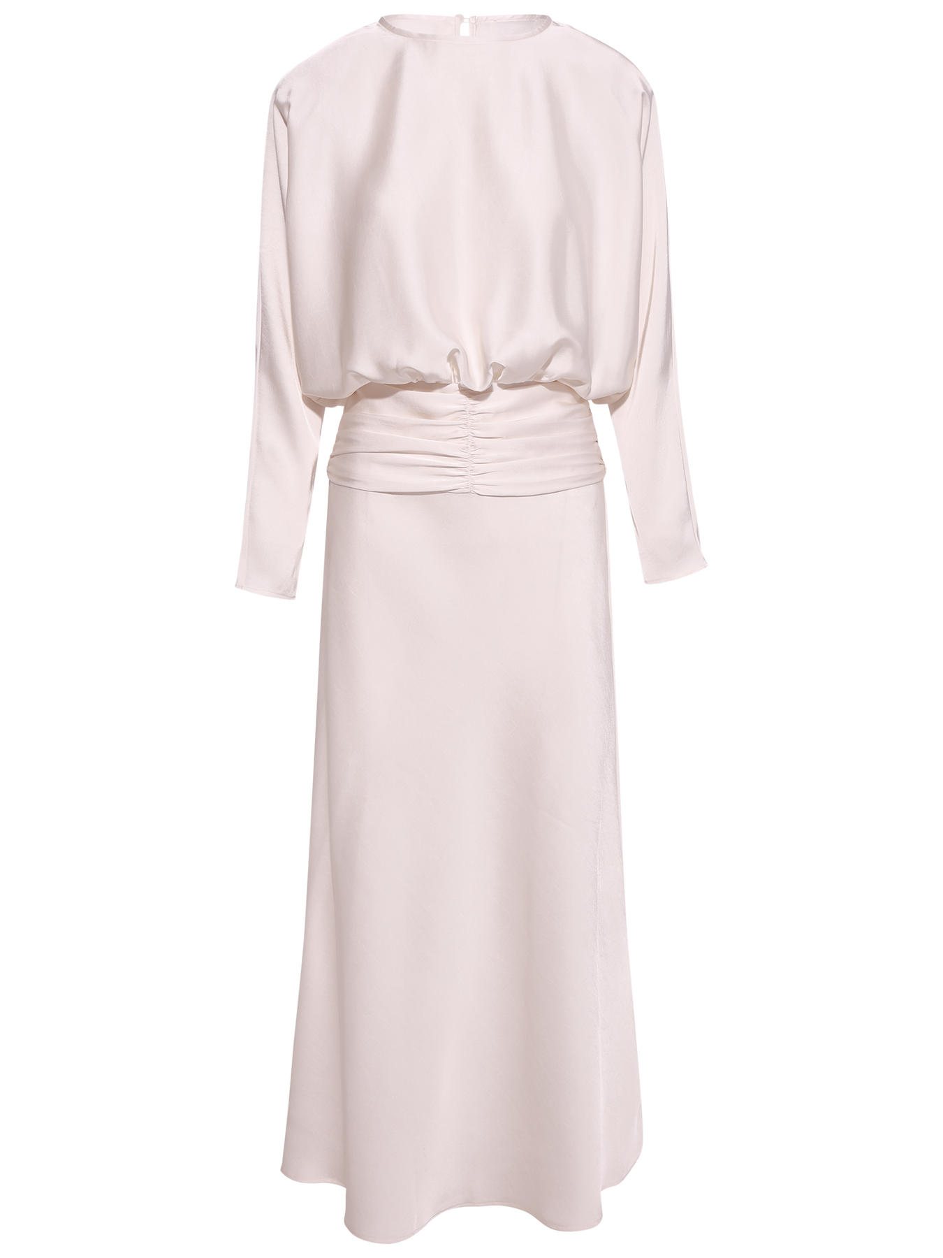 Billie Maxi Satin Dress - Creme