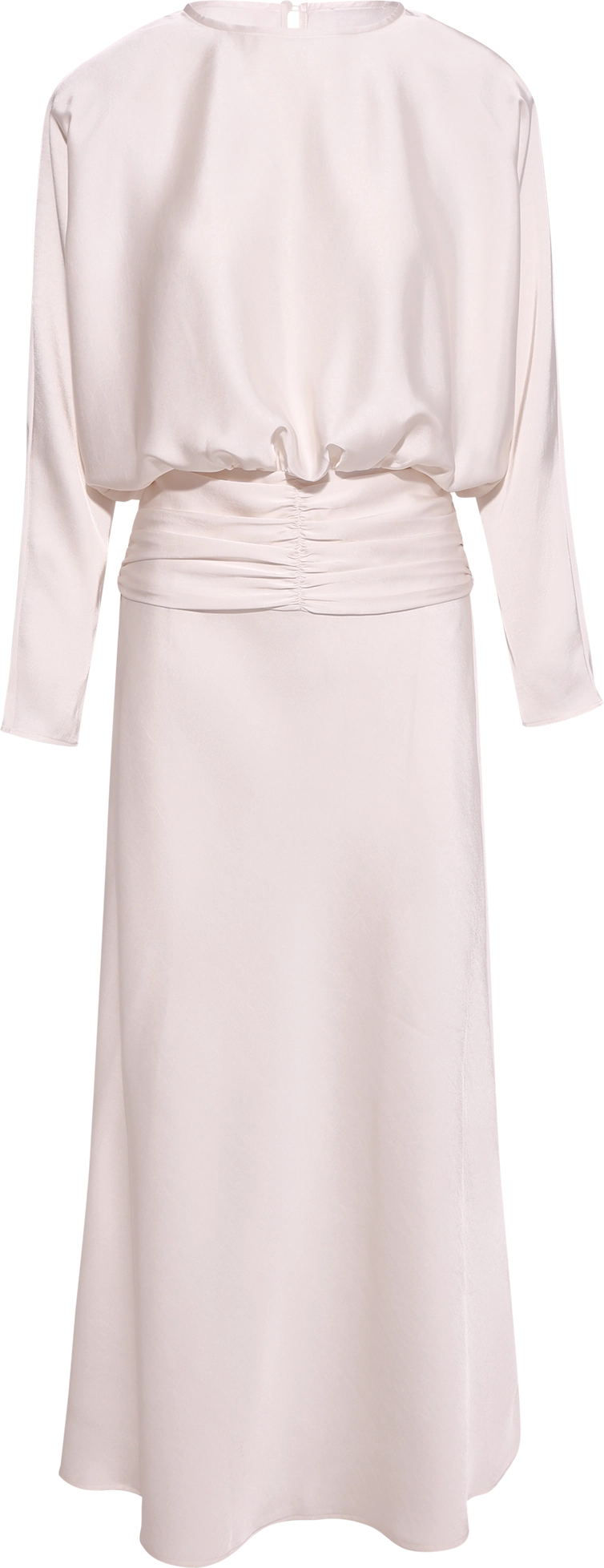 Billie Maxi Satin Dress - Creme