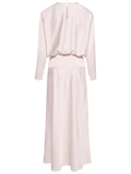 Billie Maxi Satin Dress - Creme