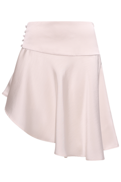 Amalia Satin Skirt - Creme