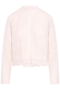 Nola Lace Cardigan - Creme