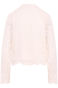 Nola Lace Cardigan - Creme