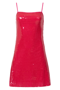 Drew Sequins Mini Dress - Pink