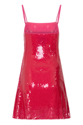 Drew Sequins Mini Dress - Pink