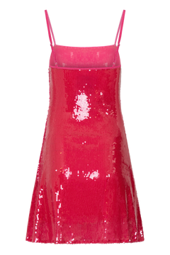 Drew Sequins Mini Dress - Pink