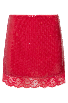 Rey Sequins Mini Skirt - Pink