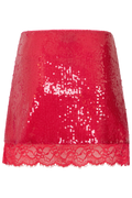 Rey Sequins Mini Skirt - Pink