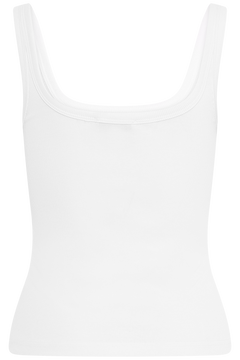 Love Cotton Tank Top - White