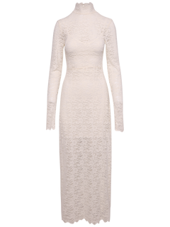 Olivia Lace Maxi Dress - Creme
