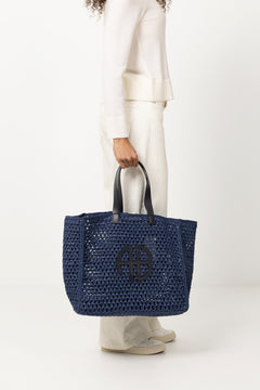 Large Rio Tote - Marine Blue