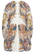 Mini Bubble Dress - Sea Garden Off-White